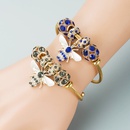 jewelry alloy gold adjustable bee bracelet diamond ballpicture26