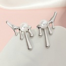 European and American lava drop earrings irregular pearl earrings simple earringspicture11
