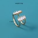 Crossborder new jewelry luxury horse eye open ring inlaid zircon index finger trend ringpicture12