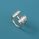 Crossborder new jewelry luxury horse eye open ring inlaid zircon index finger trend ringpicture14