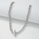 simple chain OT buckle fashion thick necklace wholesalepicture8