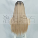 Perruques dames perruques cheveux longs raides coiffures en fibre chimique perruques en grospicture14