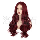 Wig European and American Ladies Wig Front Lace Chemical Fiber Big Wave Long Curly Wig Wigs Small Lace Wig Head Coverpicture13