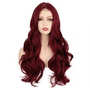 Wig European and American Ladies Wig Front Lace Chemical Fiber Big Wave Long Curly Wig Wigs Small Lace Wig Head Coverpicture15