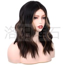 Fashion wigs ladies chemical fiber wig headgear lace wigs short curly hairpicture14