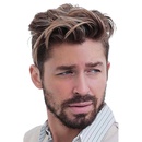 2021 New Wig Men Brown Partial Short Mens Brown European and American Mens Wig in Stock One Piece Dropshippingpicture9