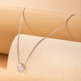simple ligne de poisson invisible transparent collier zircon chane de clavicule cloute de diamants femmepicture47