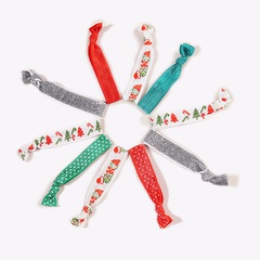 Weihnachtsstirnband Haarschmuck geknotetes Haarseil Weihnachtsset