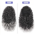 European and American wave small curly wig piece chemical fiber wig female stretch mesh ponytailpicture22