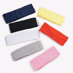 Candy color yoga sports hairband elastic women's hair band headwear wholesale