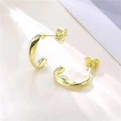 bijoux fantaisie boucles d'oreilles en forme de C bijoux Boucles d'oreilles en forme de C en or 18 carats