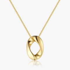 Whale Rain Simple European and American Style Ins Style Elegant Chain Casting Necklace Clavicle Chain Titanium Steel Plated 14K Gold and Silver Color Color Retention