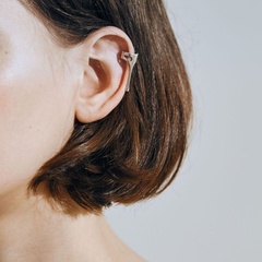 simple ear bone clip smooth hollow ear clip without pierced earrings