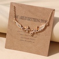 European and American creative trend angel wing necklace wholesalepicture4