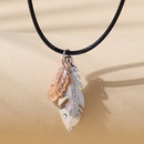 Korean creative popular feather pendent necklace wholesalepicture3