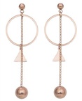 Womens Fashion Geometric Pendent Titanium Steel Earrings Wholesalepicture4