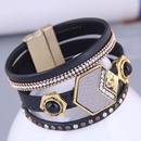 European and American fashion leather multilayer magnetic buckle bracelet wholesalepicture3