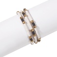 Fashion Geometric Contrast Color Briaded Bracelet Wholesalepicture9