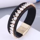 European and American fashion metal flashing diamond chain magnetic buckle braceletpicture5