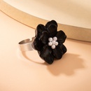European and American resin flower pearl single ring threedimensional flower adjustable ringpicture11