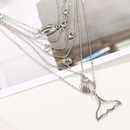 European and American style alloy shell fishtail multilayer necklace collar wholesalepicture14