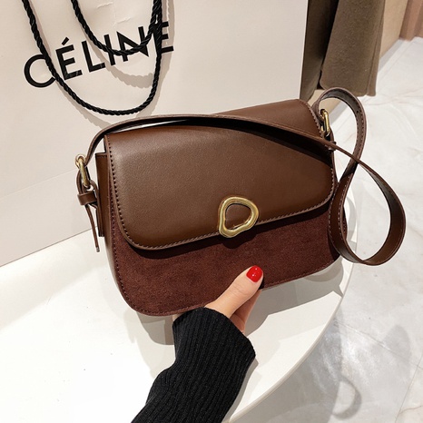 Retro new trendy casual one-shoulder messenger bag simple new underarm square bag NHJZ504306's discount tags