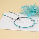 new blue miyuki rice beads glaze devil eyes handmade beaded braceletpicture6