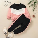 childrens autumn round neck longsleeved sweater and trousers twopiece suitpicture9