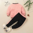 childrens autumn round neck longsleeved sweater and trousers twopiece suitpicture10