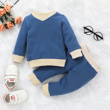 2021 new children's clothes Korean girl baby spring and autumn sweater two-piece suit  NHLF504655's discount tags