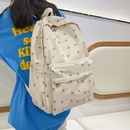 floral printed bag backpack Harajuku travel backpackpicture9
