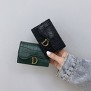 2021 new buckle small wallet short organ Korean prismatic coin purse card bag walletpicture11