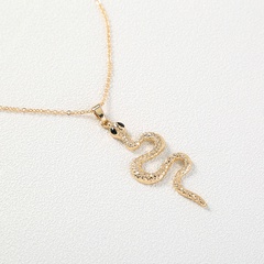 element metal snake clavicle chain necklace wholesale