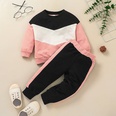 childrens autumn round neck longsleeved sweater and trousers twopiece suitpicture16