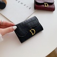 2021 new buckle small wallet short organ Korean prismatic coin purse card bag walletpicture16