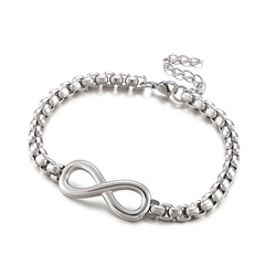 Fashion geometric bracelets titanium steel square ladies bracelet