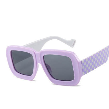 Gafas de sol de celosía de marco cuadrado de moda de color jalea Versión coreana de gafas de sol NHVM517823's discount tags