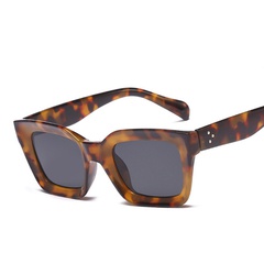 Fashion black big frame sunglasses retro cat eye sunglasses