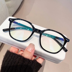 Lunettes à ongles de riz à la mode grande monture 2022 nouvelles lunettes unies rétro