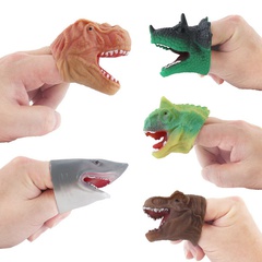Nuevos mini catres del dedo del silicón animal extraño, catres divertidos del dedo del juguete de la muñeca de los niños