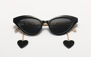 cateye narrow modern retro rope decoration sunglasses fashion catwalk sunglassespicture18
