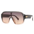 fashion geometric oversized frame sunglasses model conjoined sunglassespicture18