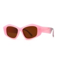 retro sunglasses geometric contrast color wideleg sunglasses wild trend sunglassespicture16
