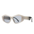 retro sunglasses geometric contrast color wideleg sunglasses wild trend sunglassespicture17