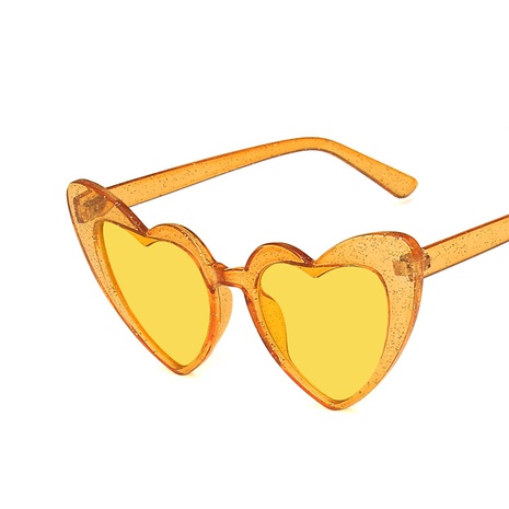 Gafas de sol con montura en forma de corazón 2022 Nuevas gafas de sol de moda Gafas de sol fluorescentes NHKD517844's discount tags