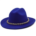chain accessories cowboy hats fall and winter woolen jazz hats outdoor knight hatspicture36