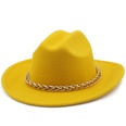 chain accessories cowboy hats fall and winter woolen jazz hats outdoor knight hatspicture42