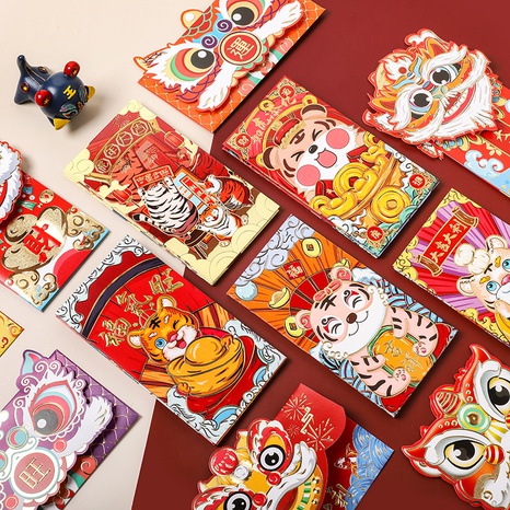 2022 sobres rojos tridimensionales festivos Sobres rojos de Año Nuevo chino al por mayor's discount tags