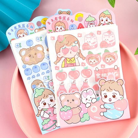 account stickers student cute cartoon and paper stickers hand account stickers  NHDW520003's discount tags