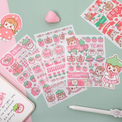 creative hand account stickers student cute cartoon paper stickers material stickers